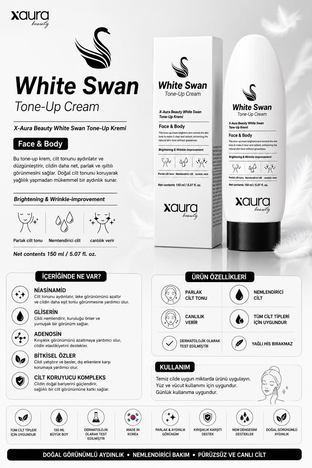 White Swan Tone-Up Cream